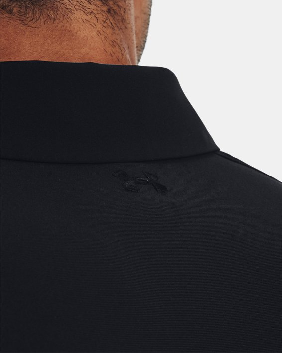 Men's UA Luxe Polo in Black image number 3